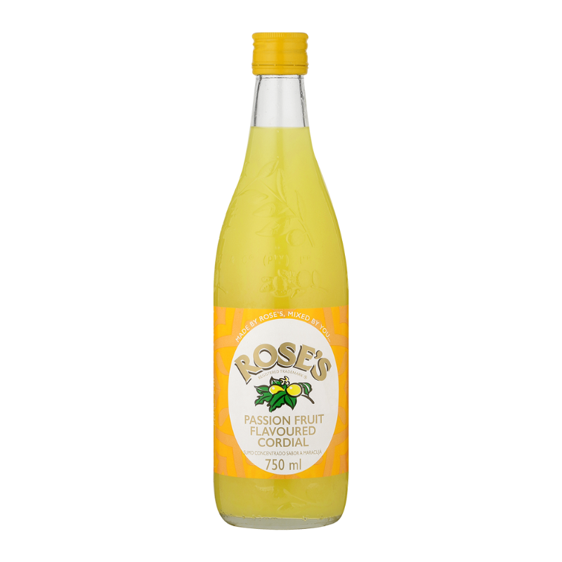 Roses Passion Fruit Cordial 750ml