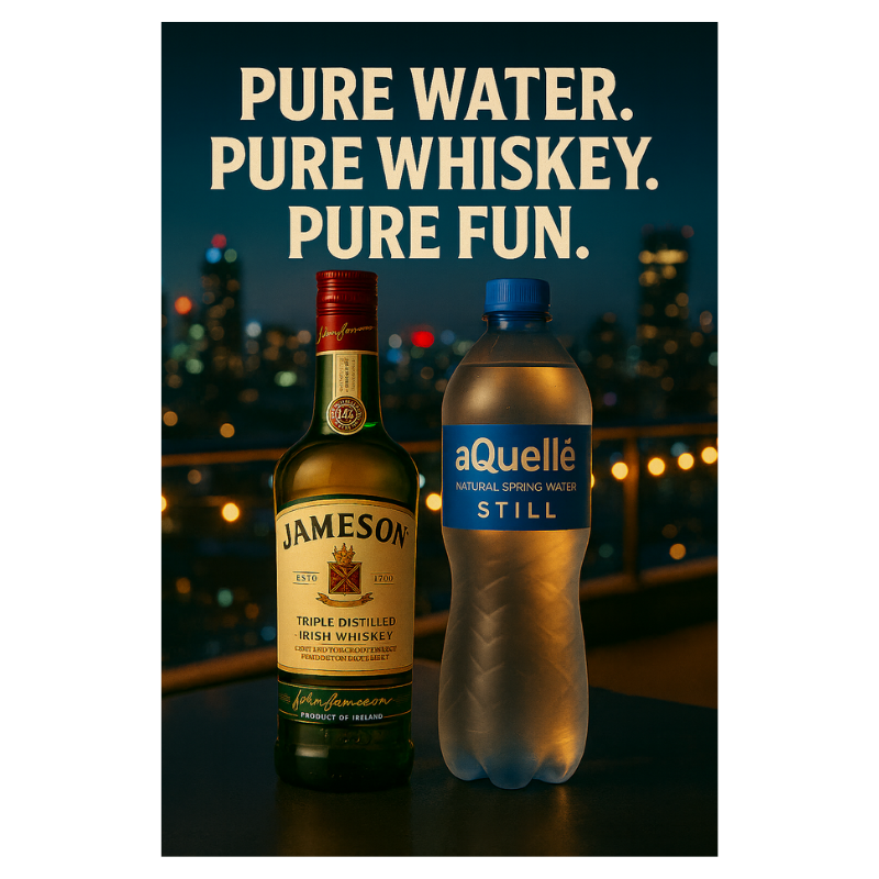 Jameson 750ml & Aquelle 1.5ltr