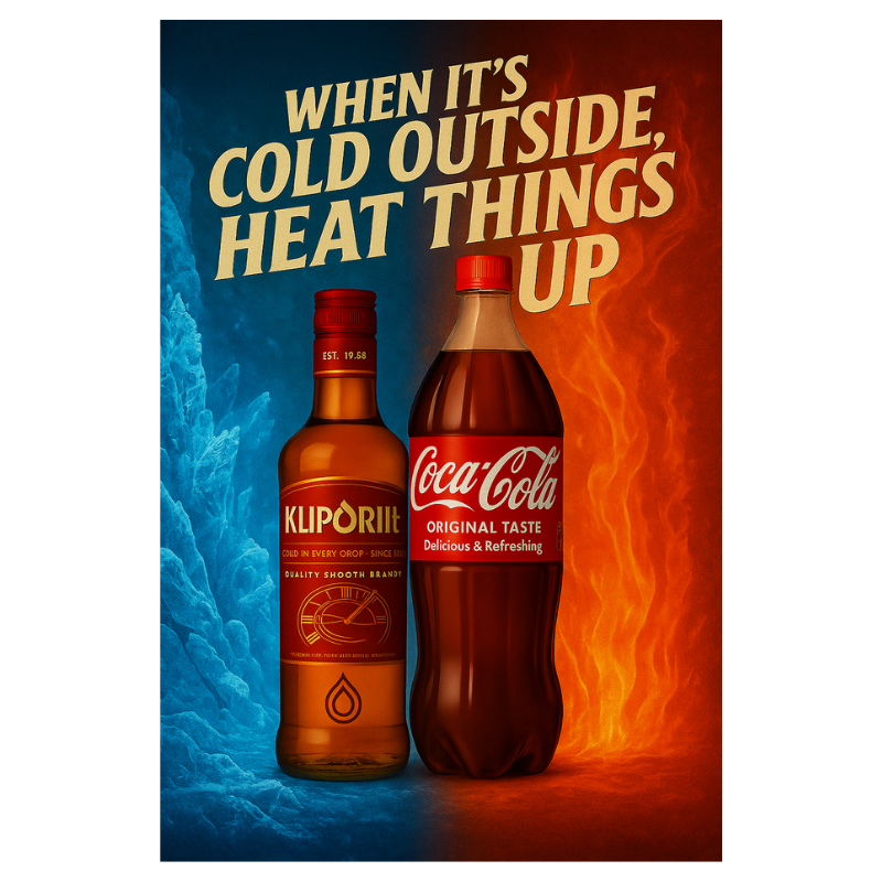 Klipdrift Export 750ml & Coca-Cola 2ltr