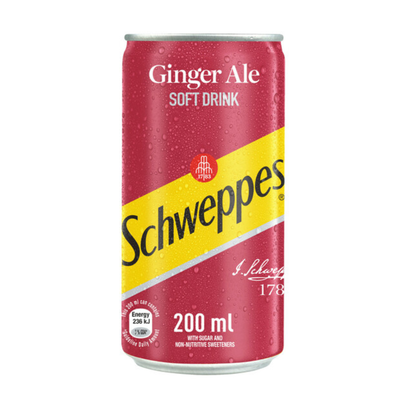 Schweppes Ginger Ale 200ml (6 PCK)