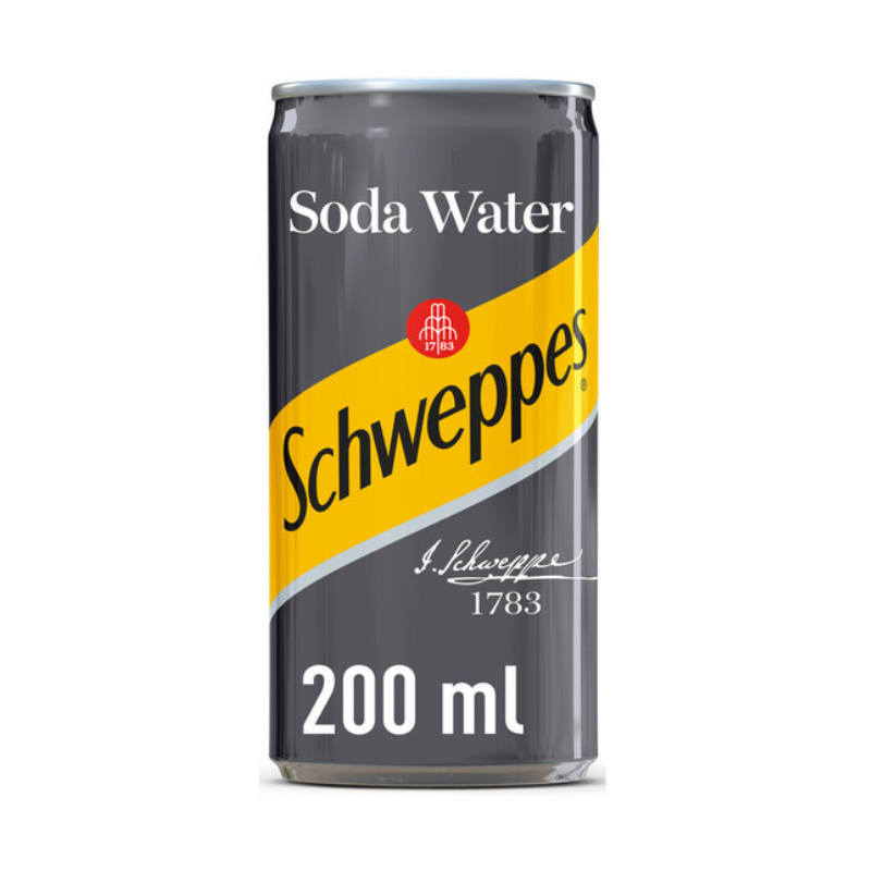 Schweppes Soda Water 200ml (6 PCK)